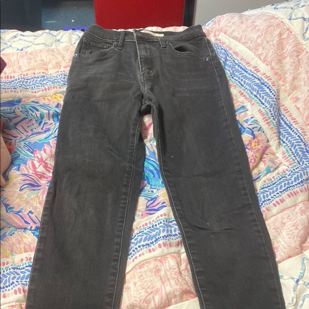 Levi’s Black skinny Jeans Pants Classic Slim Small 26 waist
